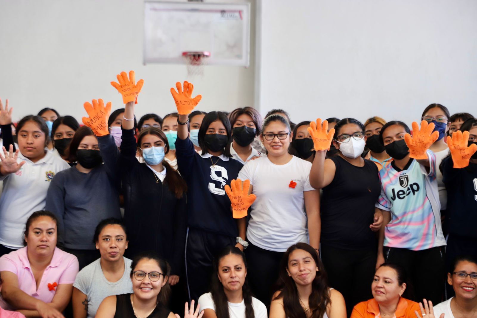 Con motivo del “Día Naranja”, la Sejuve organizó un taller de autodefensa