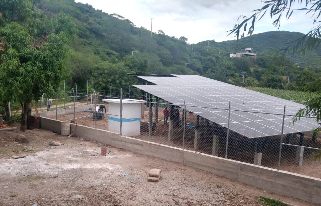 Construyó CAPASEG sistema de agua en Monte Gosen, municipio de Tlapa