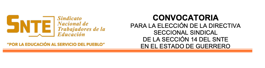 Emiten convocatoria para elegir nueva dirigencia en la Sección 14 del SNTE