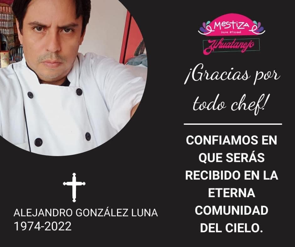 Fallece chef del restaurante “Mestiza”