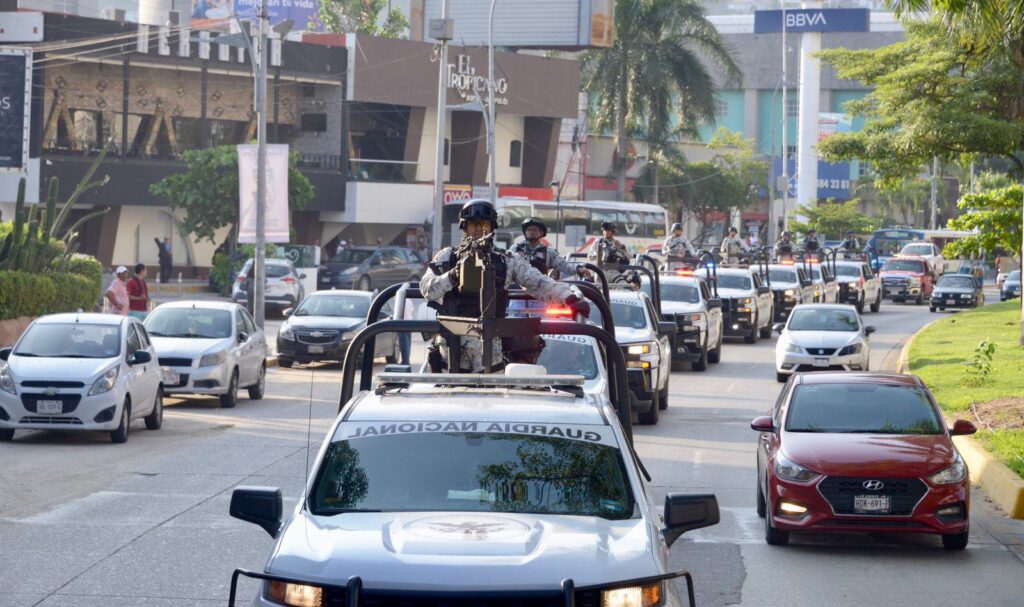 Llegaron a Acapulco otros 500 efectivos de la Guardia Nacional