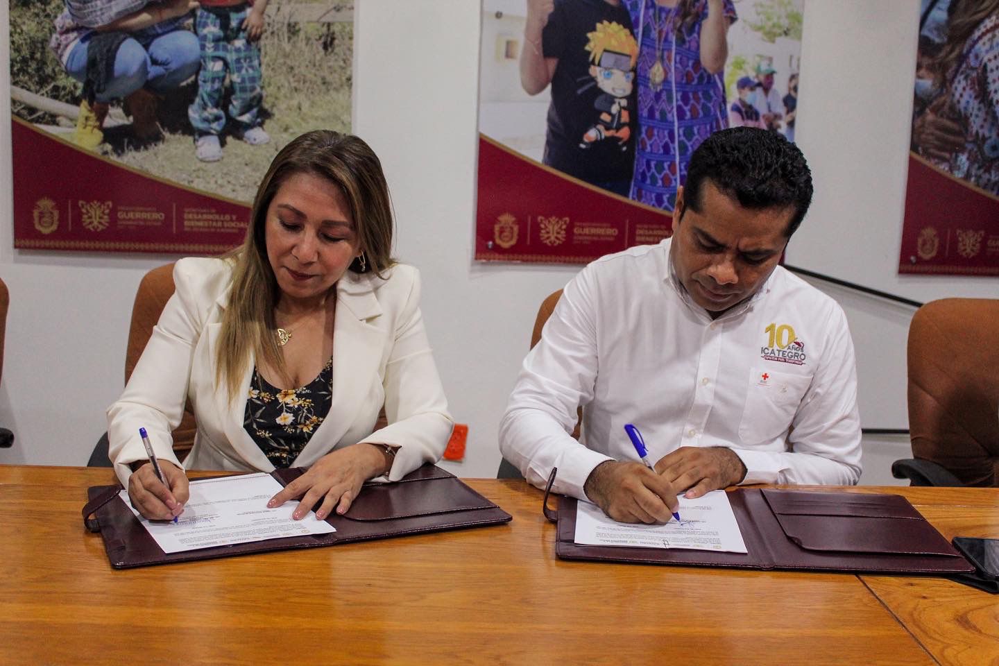 Firman convenio la Secretaría de Desarrollo y Bienestar Social y el Instituto de Capacitación para el Trabajo en Guerrero