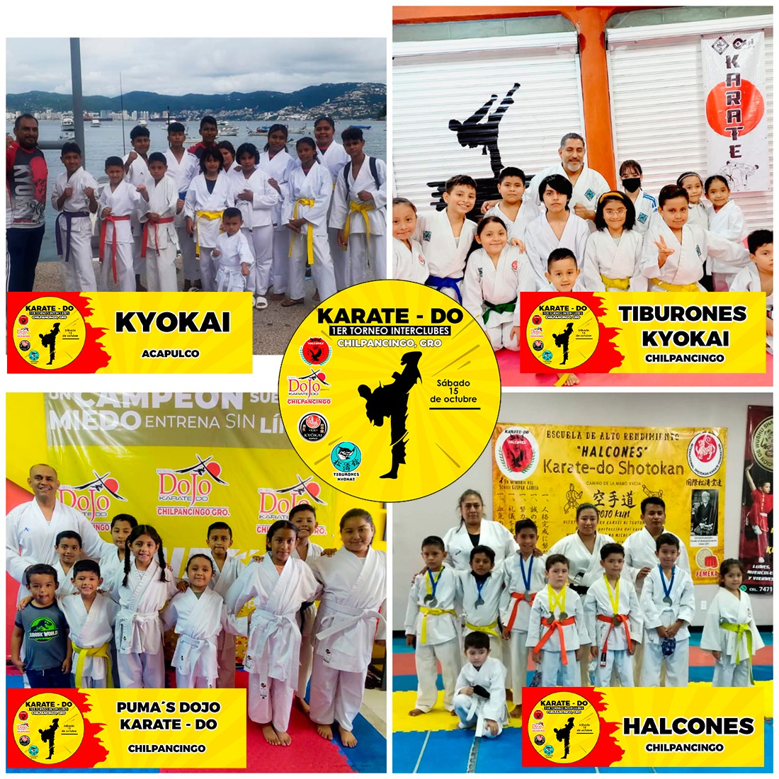 Cuatro escuelas de Karate-do se darán cita en la capital