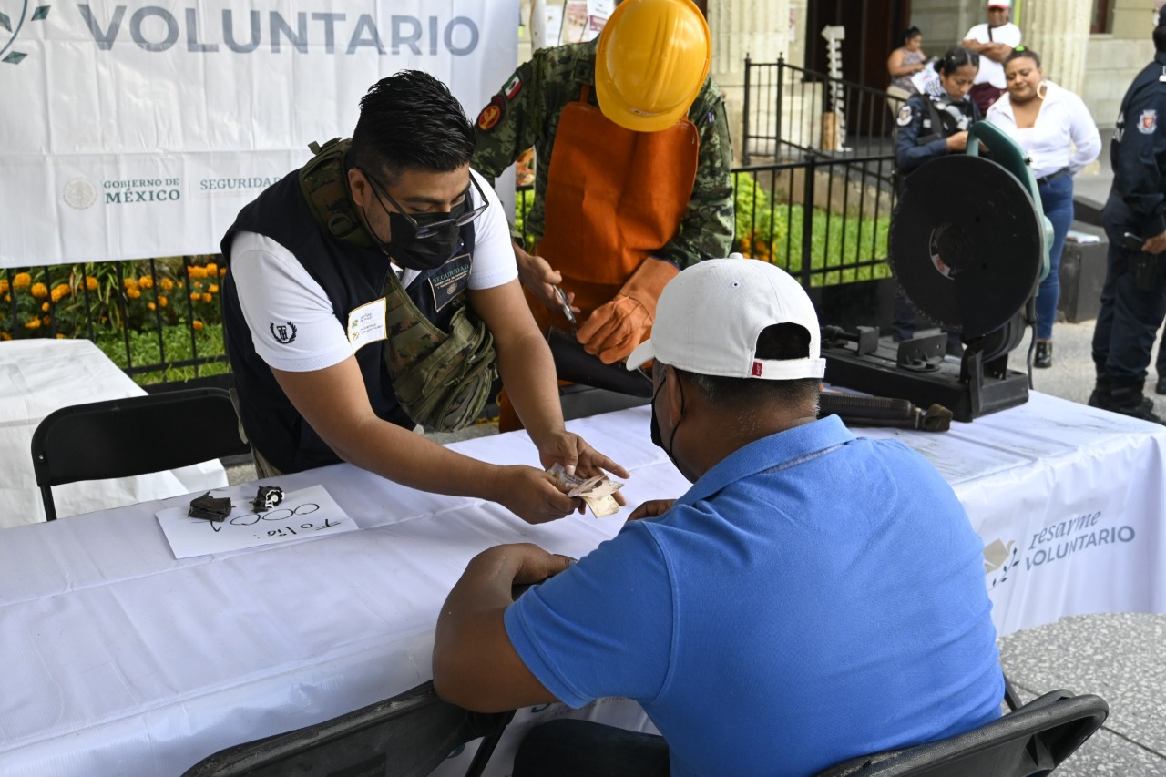 SE PONE EN MARCHA EL PROGRAMA DE DESARME VOLUNTARIO EN EL MUNICIPIO DE CHILPANCINGO