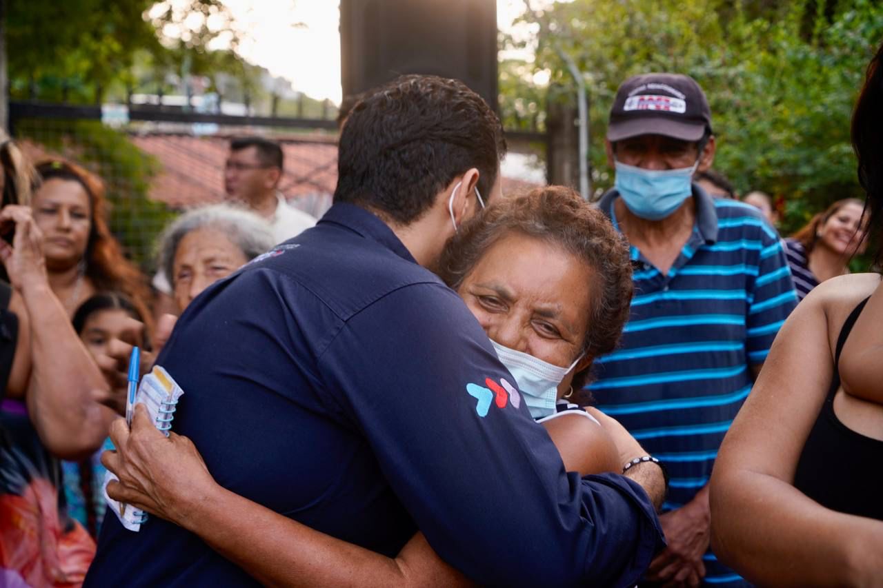 Jorge Sánchez inaugura calle en Agua de Correa