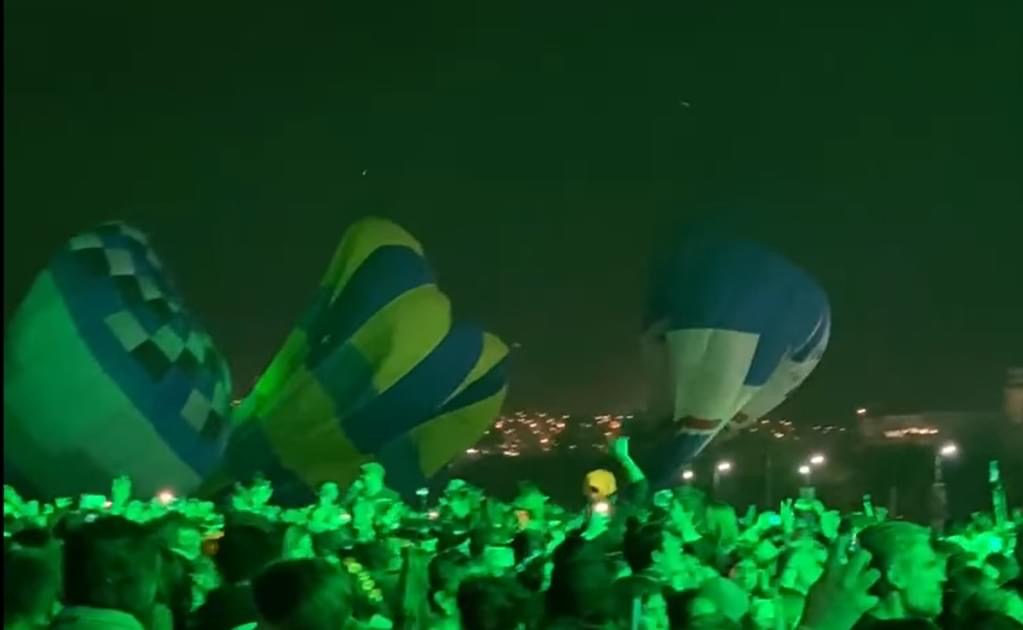 Ráfaga de viento arrastra globos aerostáticos hacia multitud en festival de León; hay 12 heridos