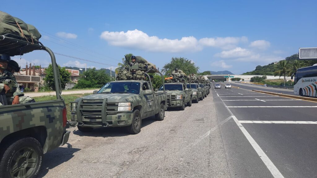 Arribaron a Acapulco más efectivos del Ejército para reforzar la seguridad