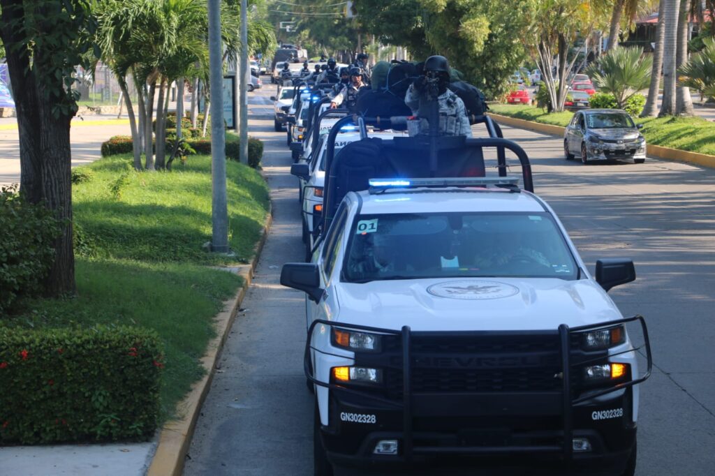 Llega a Acapulco el relevo de 500 efectivos de la Guardia Nacional