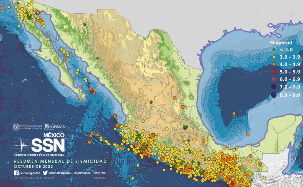 Guerrero, segundo lugar en el país en actividad sísmica: SSN