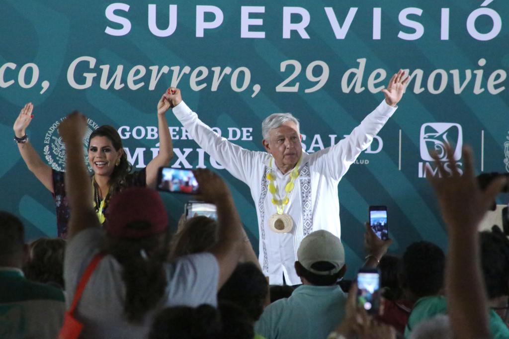 Reconoce el presidente AMLO labor de Evelyn Salgado; “Tienen una gobernadora de primera”, dijo