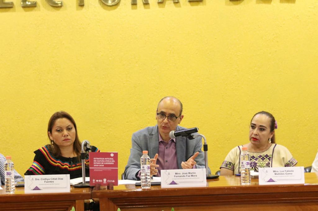Presentó IEPC Guerrero la estrategia integral de cultura cívica del estado 2020-2026