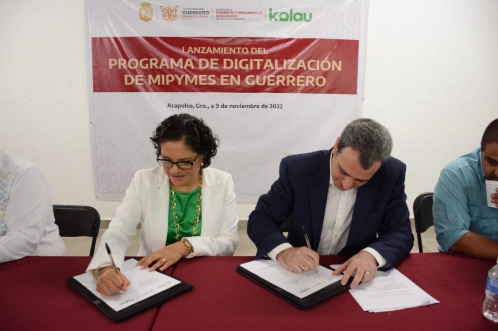 Abre el gobierno de Guerrero el comercio electrónico para 2 mil Mipymes, a través del convenio con la empresa Kolau