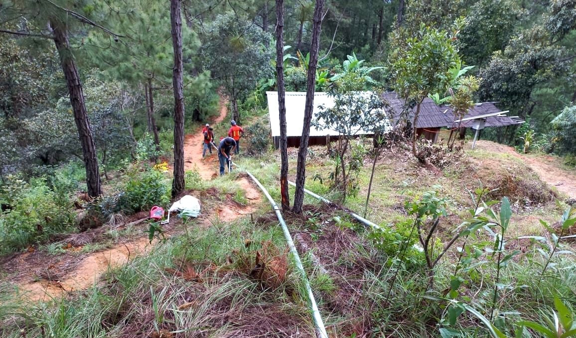 Concluye Capaseg construcción el sistema de agua en la localidad indígena Cruz Verde, Iliatenco