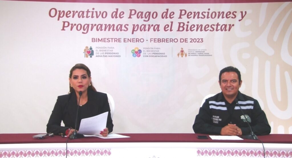 Da arranque la gobernadora Evelyn Salgado y el delegado federal Iván Hernández al operativo de pagos de programas para el Bienestar en Guerrero