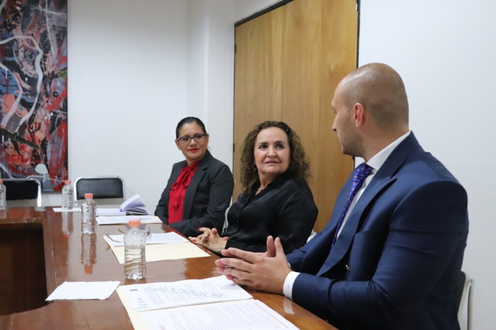 La titular de la SEMAI sostuvo un encuentro con el encargado de la Oficina Económica y Comercial de la Embajada de Rumanía en México