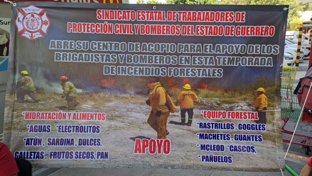 Guerrero… Brigadistas de Protección Civil piden a la población víveres y herramientas