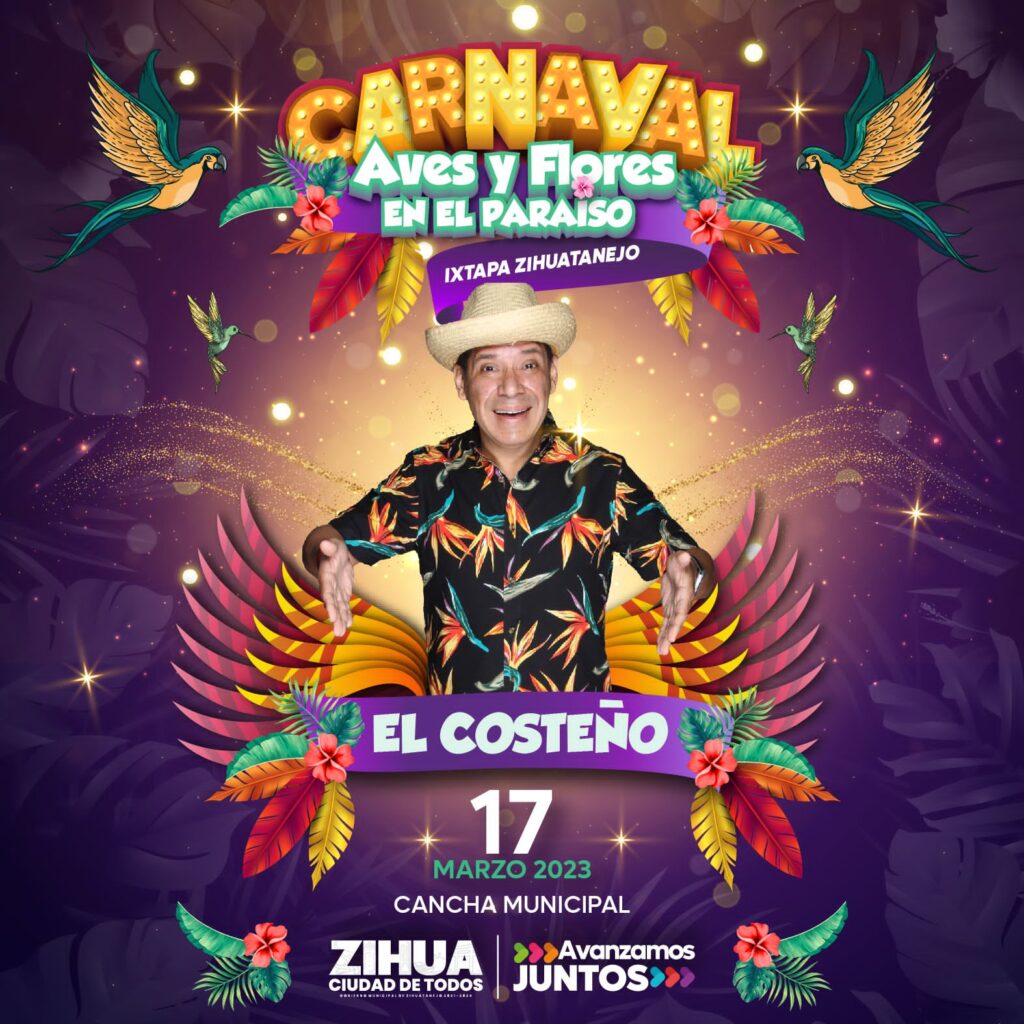 Todo está listo para dar inicio hoy al Carnaval Ixtapa Zihuatanejo 2023, la gran fiesta del año.