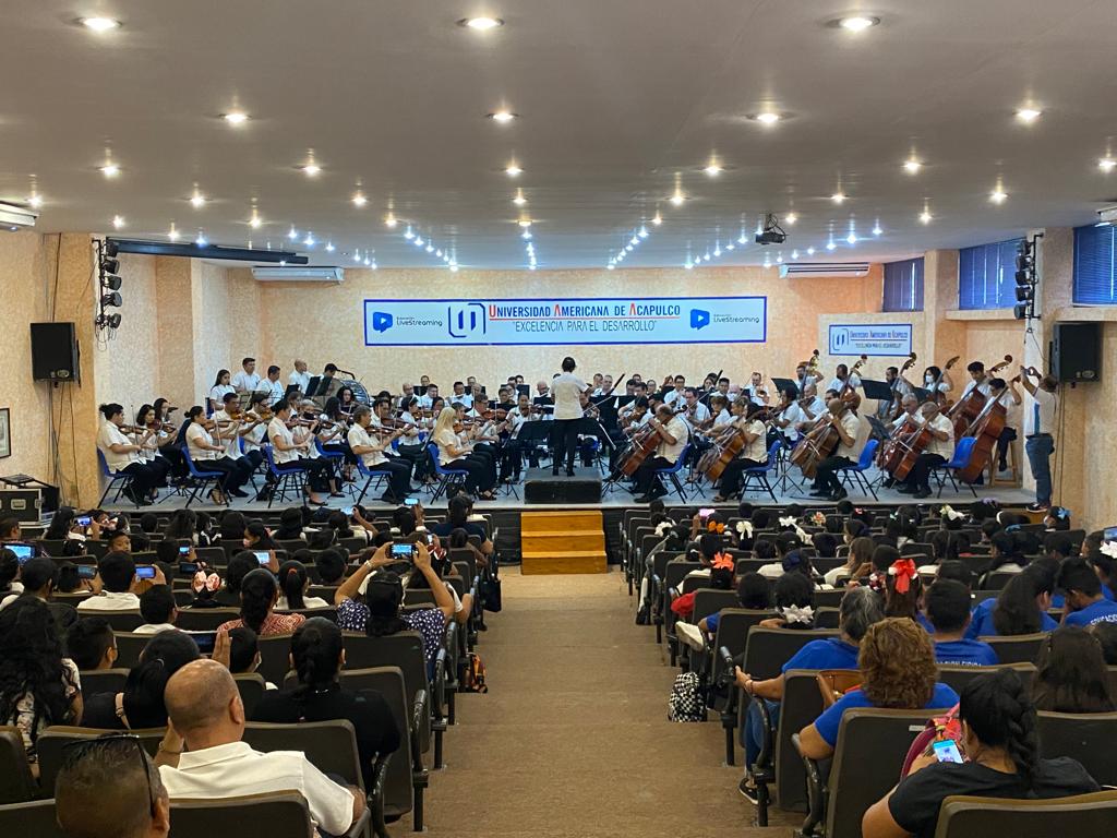 Estudiantes de preescolar y primaria de Acapulco asistieron a los conciertos didácticos de la OFA