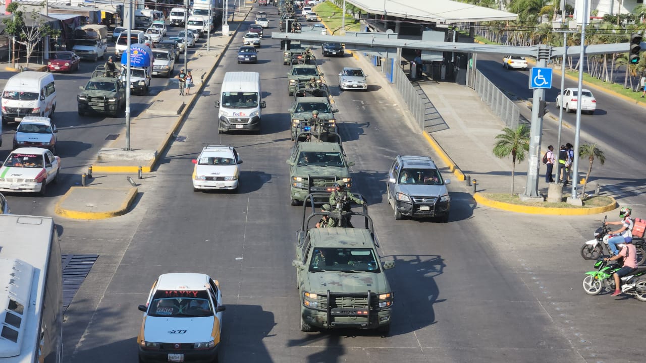 Llegan a Acapulco 200 efectivos de fuerzas especiales de la Sedena