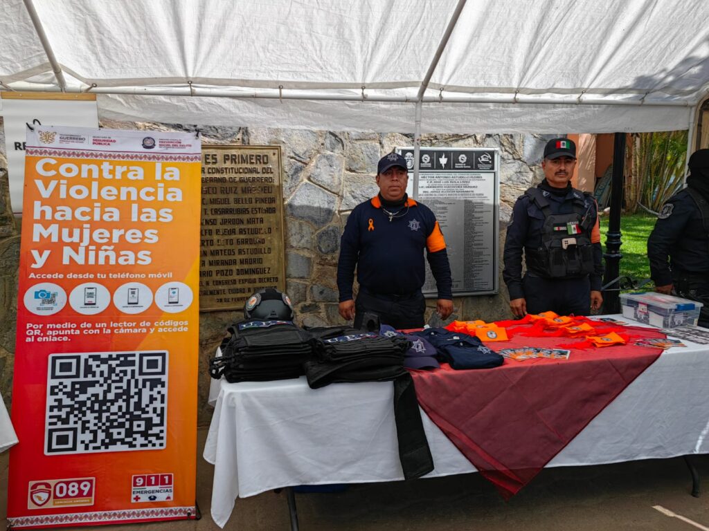 Participa la SSP Guerrero en campaña contra el consumo de drogas en el municipio de Huitzuco