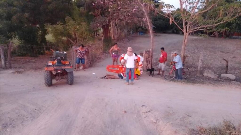 Cae de su cuatrimoto en Rodesia