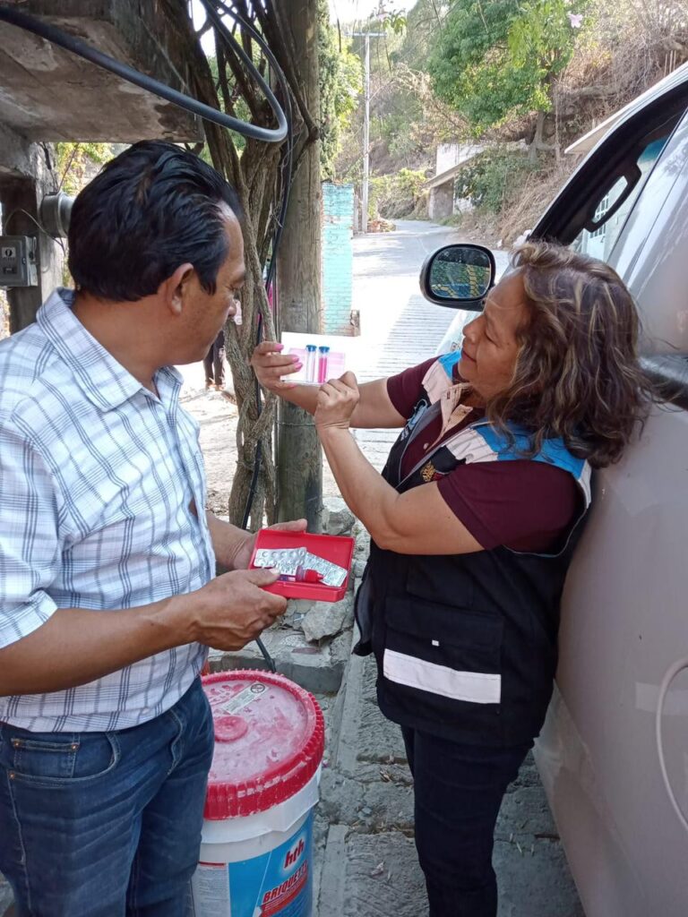 Entrega CAPASEG insumos de cloración para localidades de zona Norte