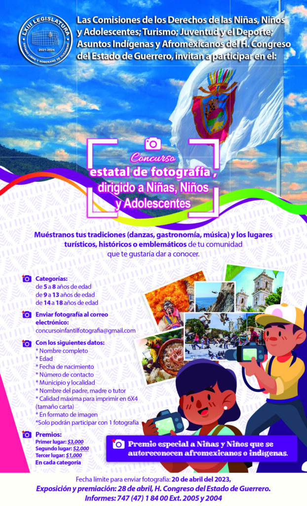 Invita el Congreso a niñas y adolescentes a participar en concurso estatal de fotografía