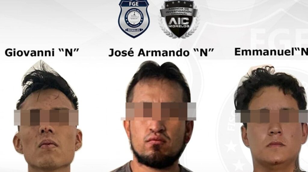 Atrapan en Cuernavaca a 3 asaltantes; les decomisan motos robadas