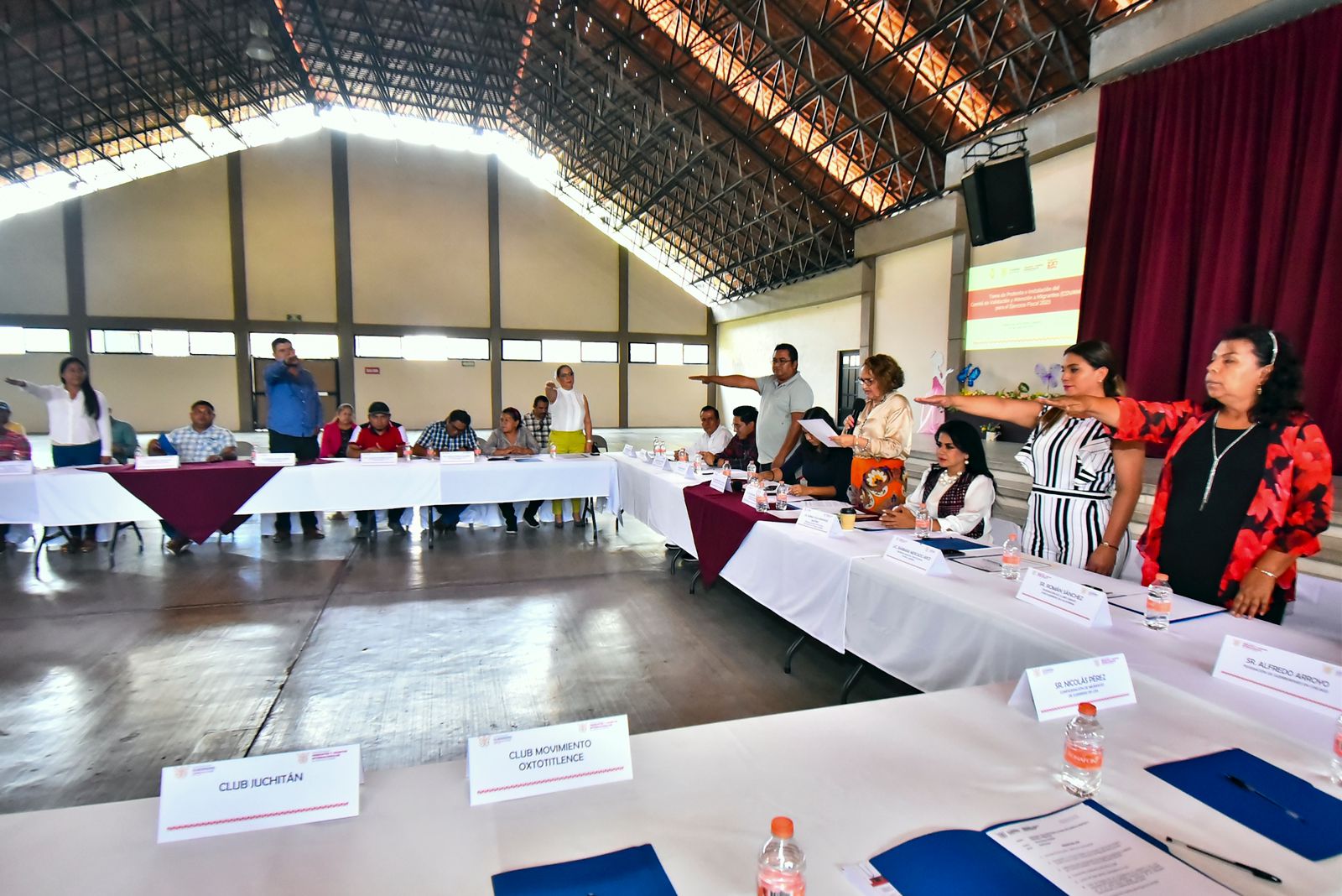 Instalan y toman protesta el Comité de Validación y Atención a Migrantes (Covam), para el ejercicio fiscal 2023