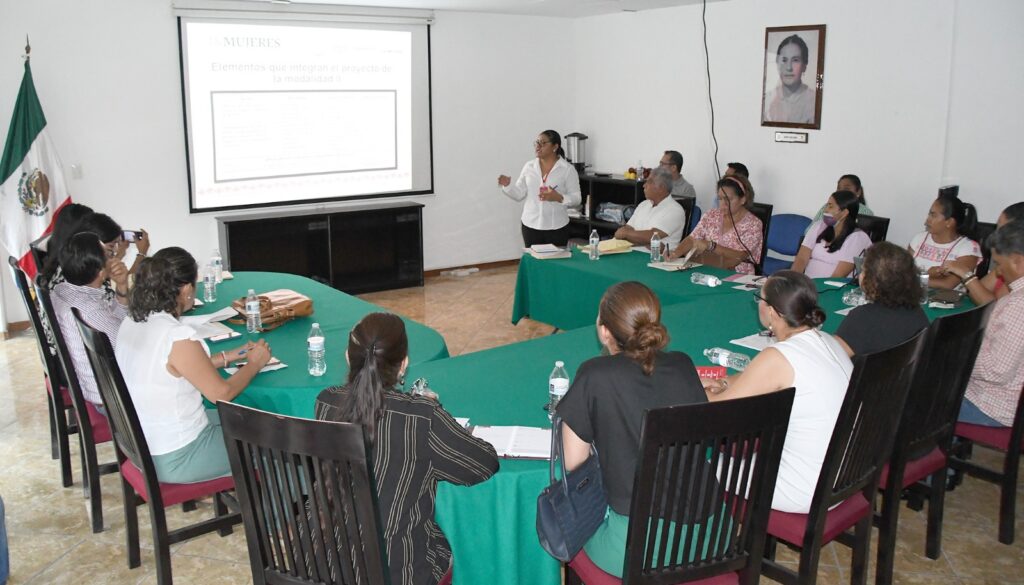 Preside titular de la Semujer reunión con 11 municipios beneficiados con el PROABIM