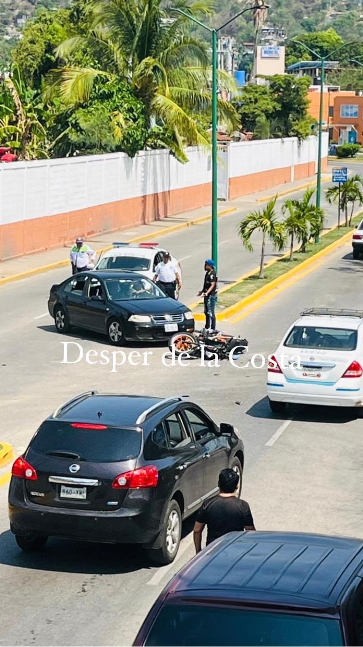 Tres lesionados por dos choques ocurridos en hechos distintos, los afectados son motociclistas