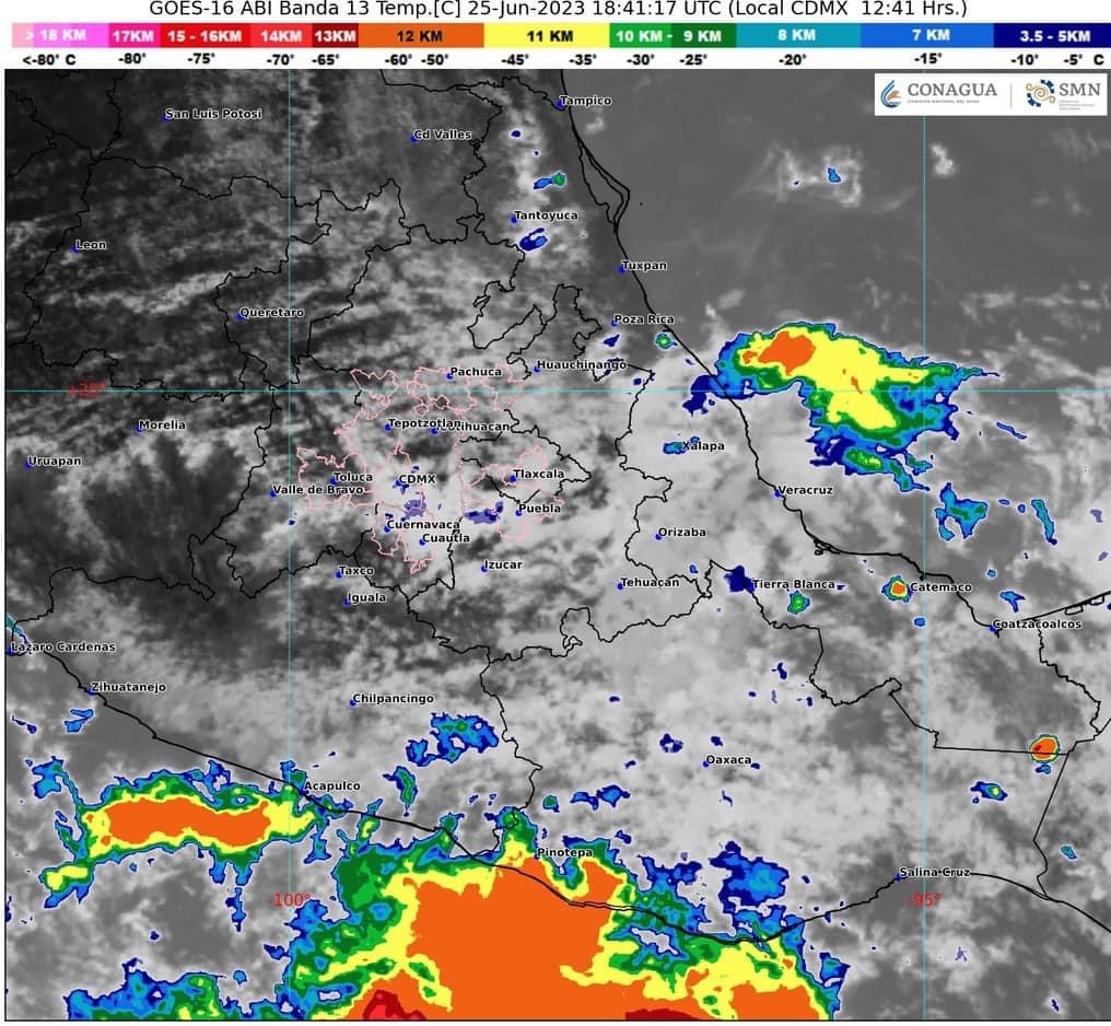 SE PRONOSTICAN LLUVIAS DE VARIADA INTENSIDAD PARA LAS PRÓXIMAS HORAS EN GUERRERO