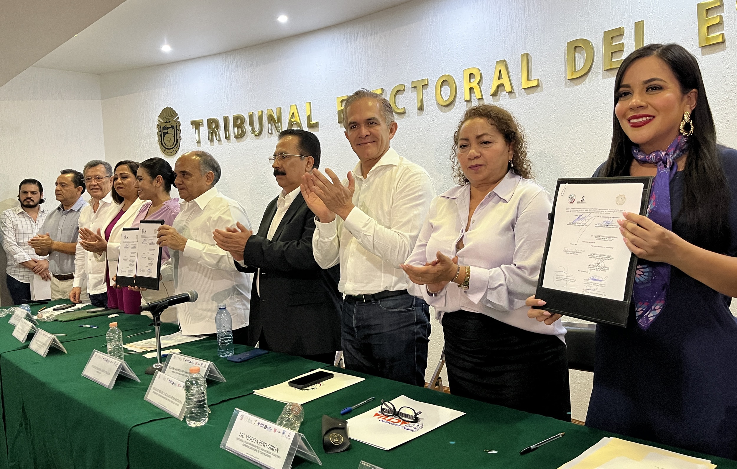 Firman convenio Congreso e Instituto del Senado para la erradicación de la violencia política de género