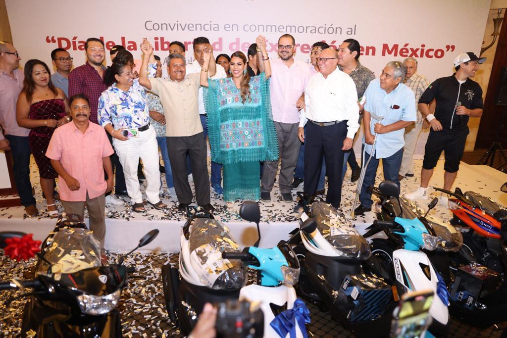 La libertad de expresión es la fuerza impulsora de todos los derechos humanos: Evelyn Salgado