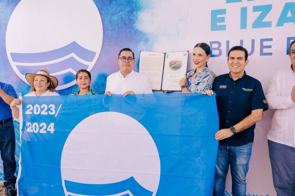 Gobierno de Jorge Sánchez Allec logra recertificación Blue Flag para 5 playas de Ixtapa-Zihuatanejo