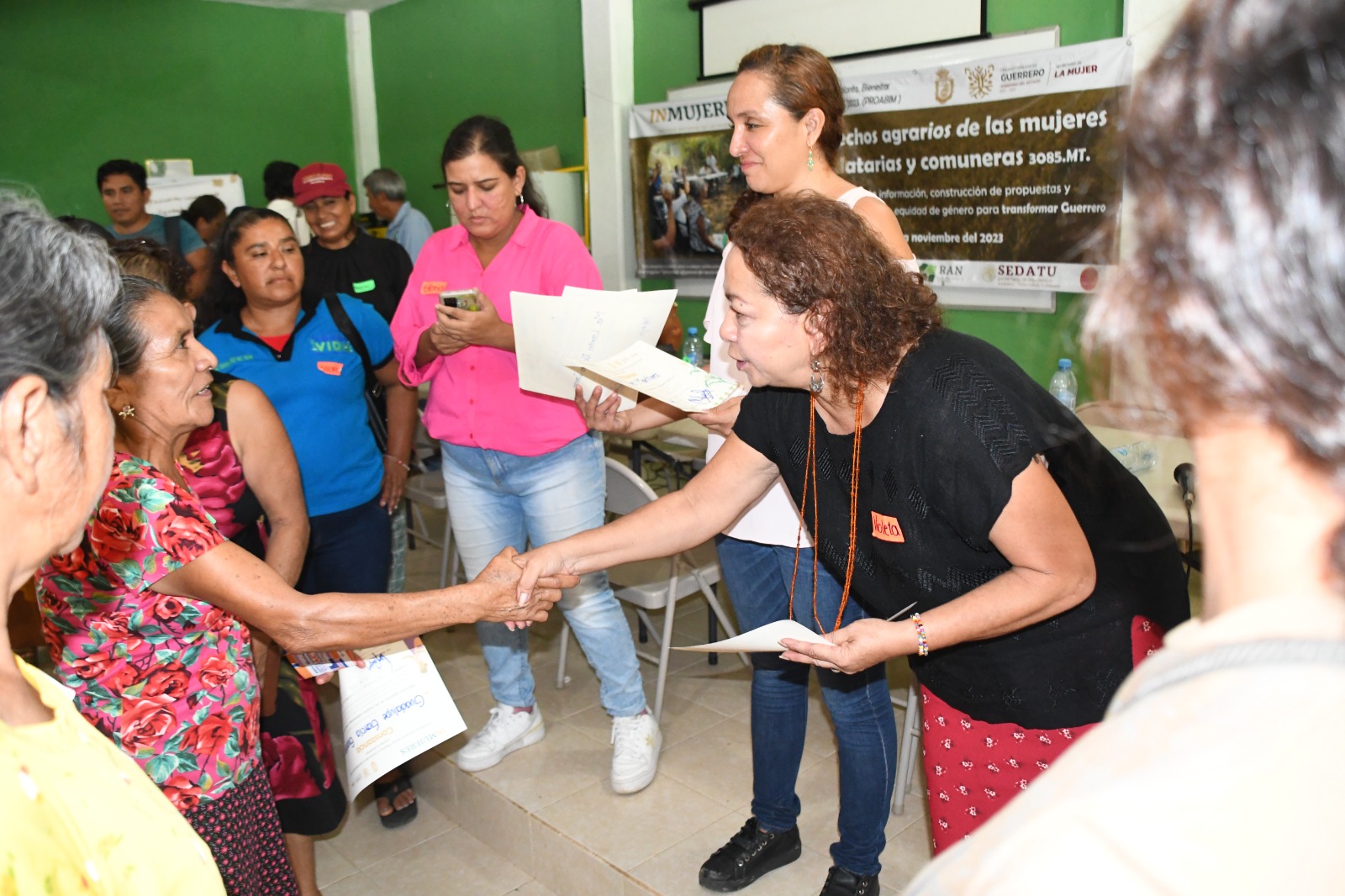La Semujer inició los talleres comunitarios sobre derechos agrarios de las mujeres en Atoyac