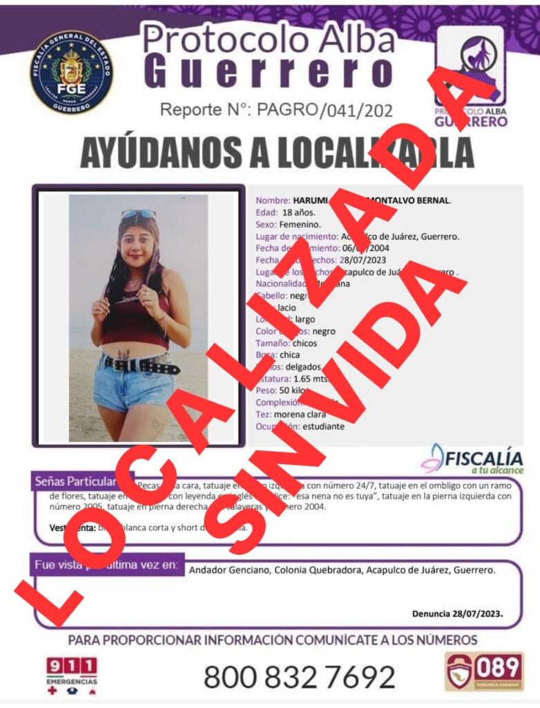 En Acapulco… Hallaron ejecutada y en una fosa a jovencita desaparecida junto con el cuerpo de su novio