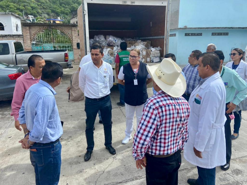 Continúa la entrega de medicamentos en localidades de la zona Centro y Norte del estado: SSG