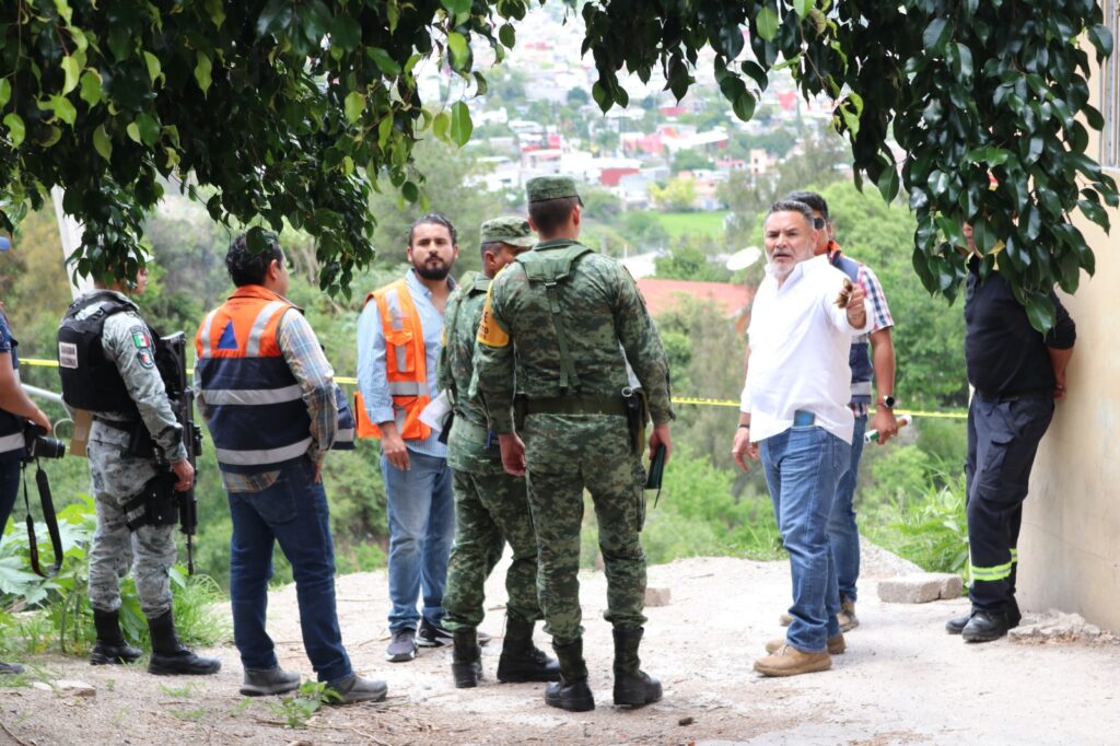 El gobierno del estado atento en zonas de alto riesgo para evitar incidentes en temporada de lluvias