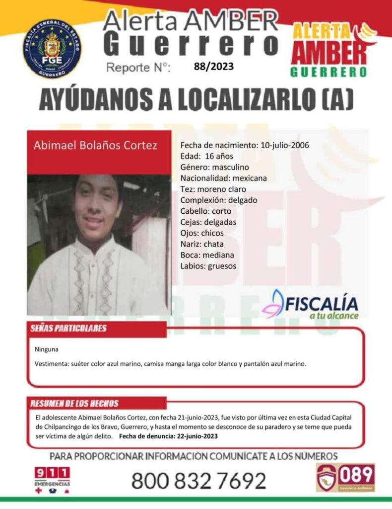 Hallaron restos óseos de joven de 16 años desaparecido desde el 21 de junio