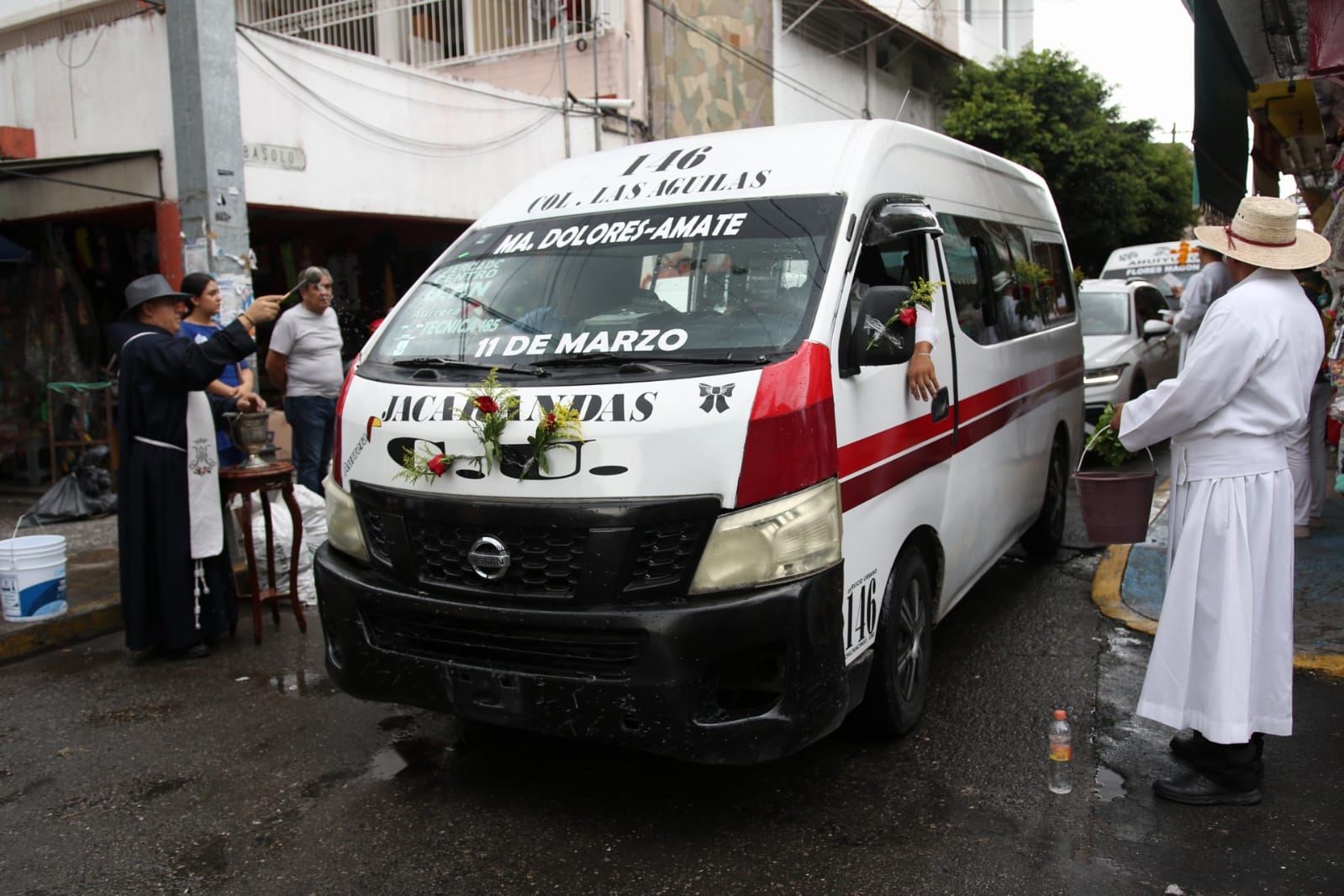 En Chilpancingo… Bendicen a transportistas, en víspera de celebración católica por Asunción de María