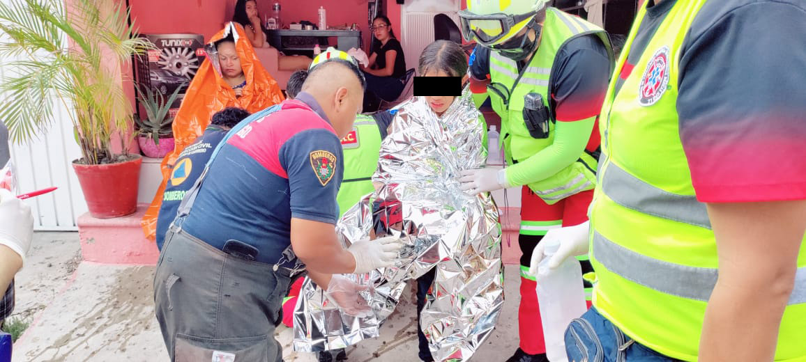 En la colonia Anáhuac de Chilpancingo… Flamazo de gas LP en un domicilio deja a 2 niños y una mujer con quemaduras