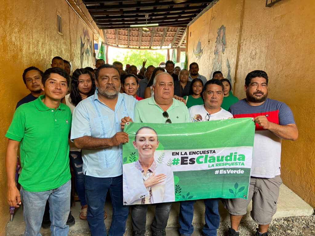 Partido Verde en Zihuatanejo respalda proyecto de Claudia Sheinbaum