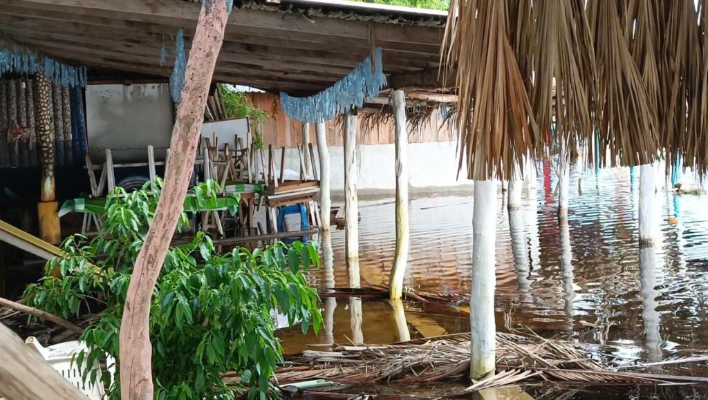 Continúan las afectaciones en barra de Potosí