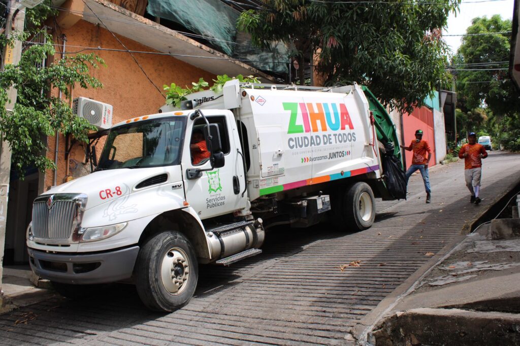 Servicios Públicos mantiene limpio Zihuatanejo al recolectar más de 6,500 toneladas de basura