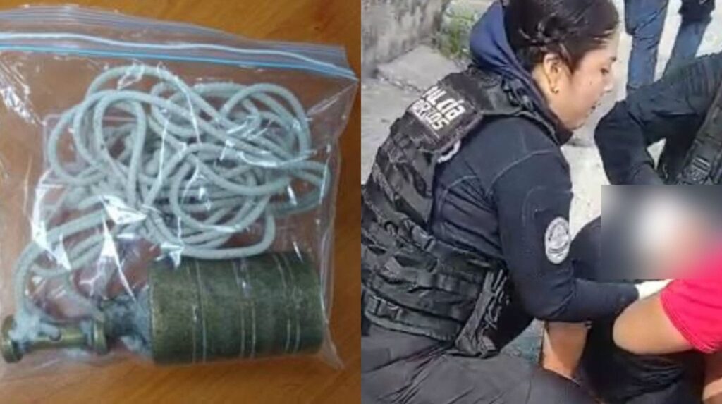 Detienen a adolescente que agredió con una “plomada” a un policía en Morelos