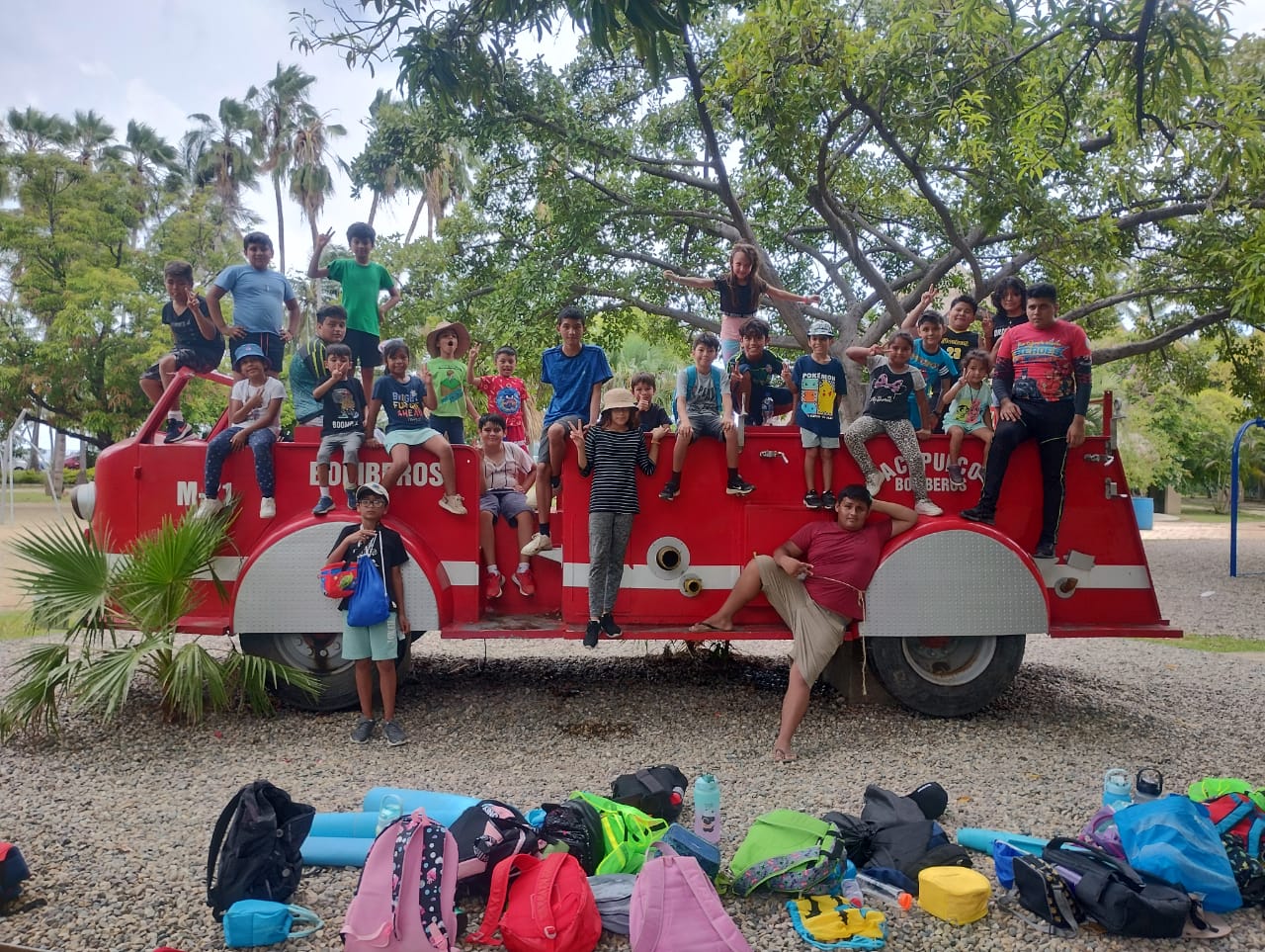 Gran aforo de personas visitó el Parque Papagayo durante las vacaciones de verano