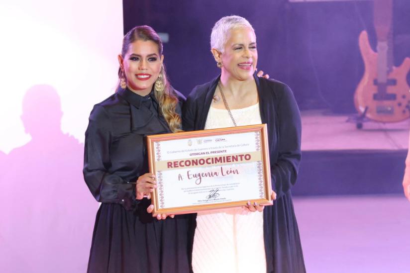 Reapertura Evelyn Salgado el auditorio estatal “Sentimiento de la Nación” de Chilpancingo