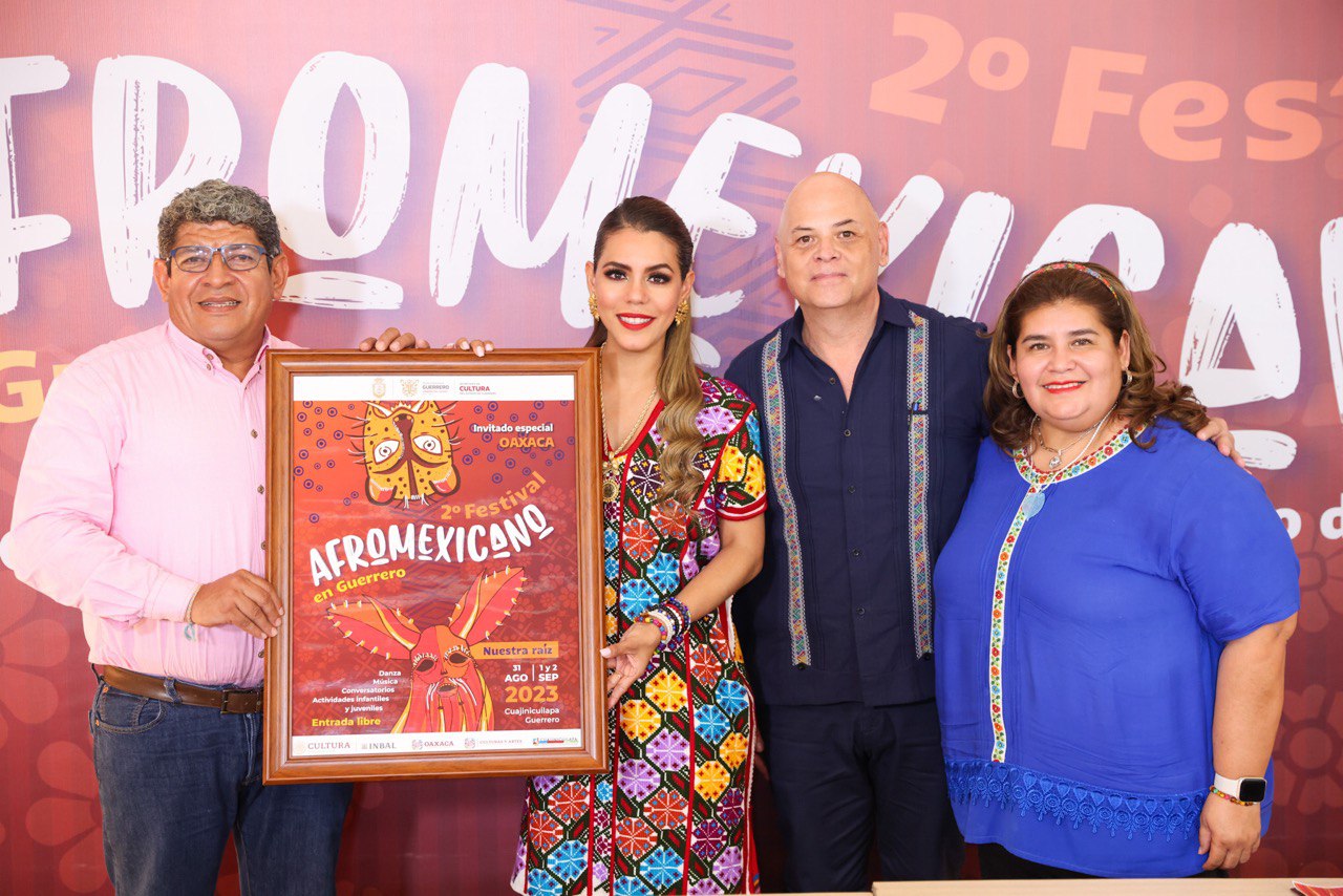 Anuncia Evelyn Salgado 2do festival afro 2023 en Cuajinicuilapa