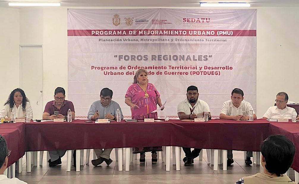 Realiza gobierno del estado el séptimo foro regional para elaborar el programa de ordenamiento territorial y desarrollo urbano en Guerrero